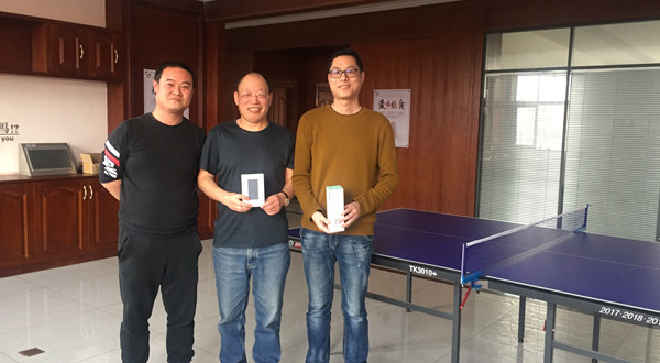 公司乒乓球社团举办首次友谊赛
