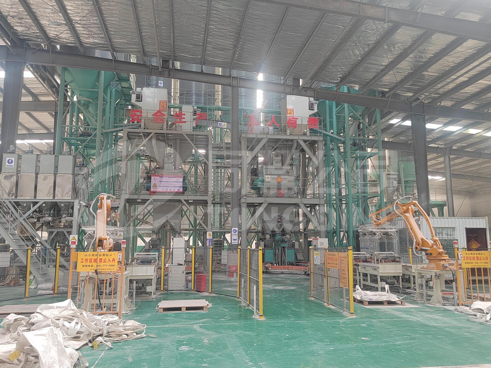 安徽皋阳两套年产20万吨特种砂浆生产线